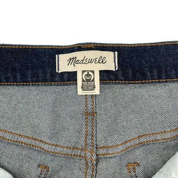 Madewell Jeans Tomboy Straight Leg in Callan Wash‎ Dark Size 28 - Picture 10 of 10